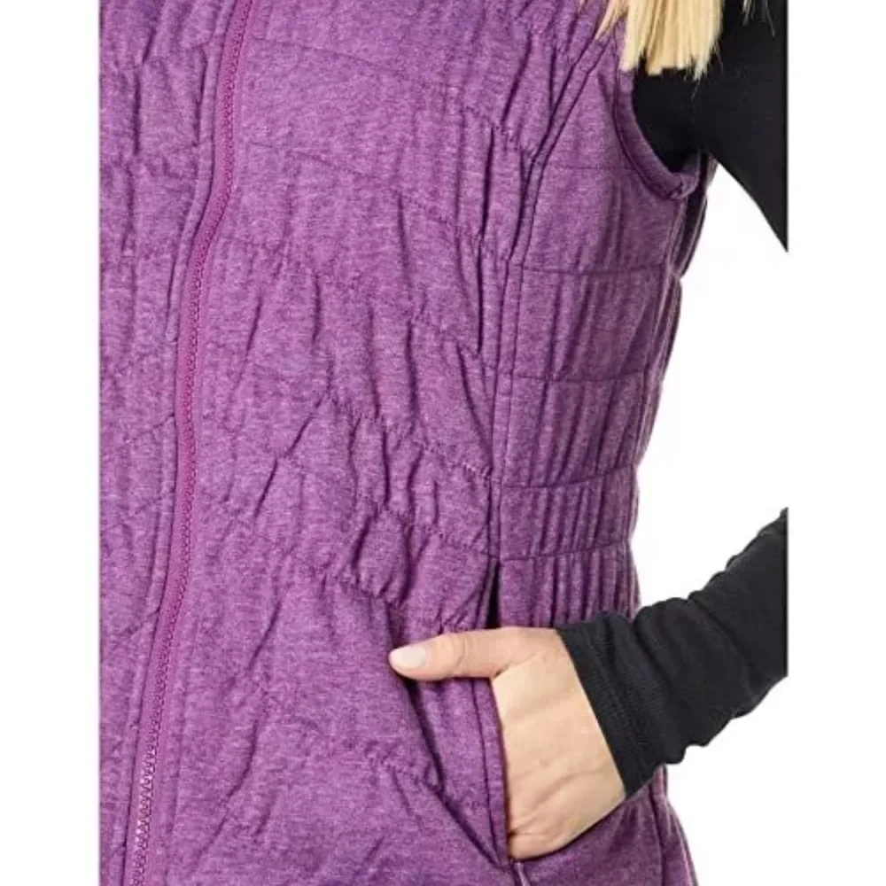 Avec Les Filles hooded vest purple small‎